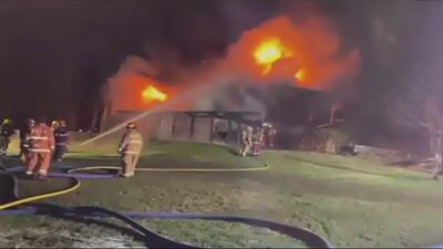 PHOTOS: Firefighters respond to large house fire in West Deer Township