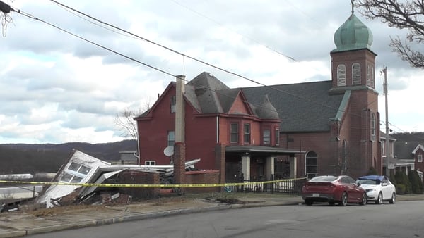 PHOTOS: House collapses in Monessen