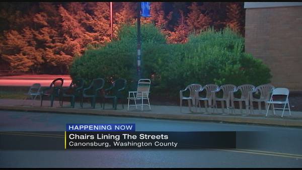 Hundreds of chairs placed for Canonsburg Fourth of July tradition