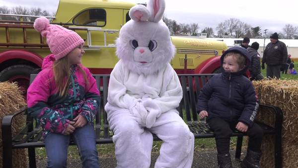 Greensburg holds annual Easter egg hunt on chilly Saturday morning