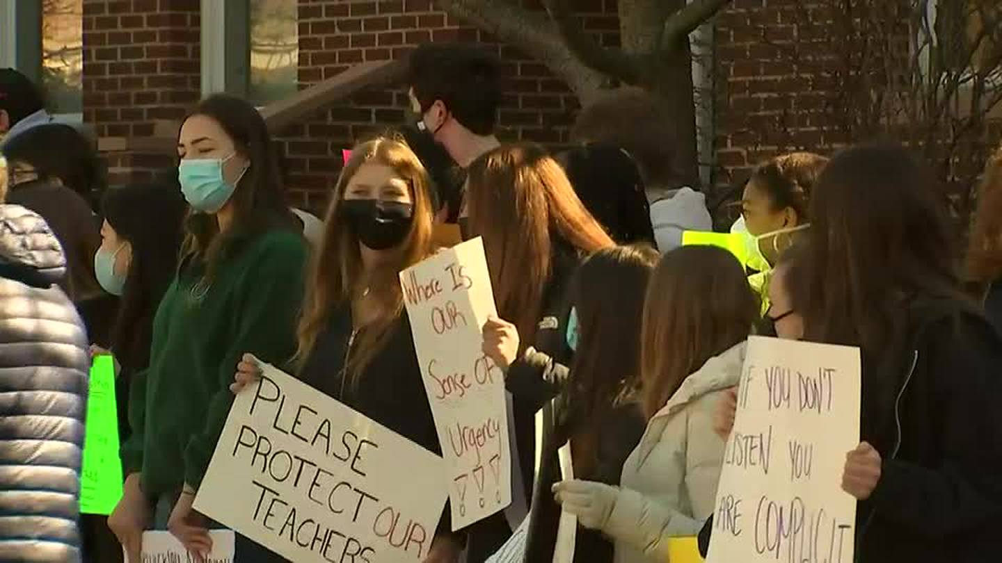 Sewickley Academy students protest outside school, calling for safety
