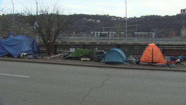 Downtown Pittsburgh homeless encampment to be cleaned up Wednesday