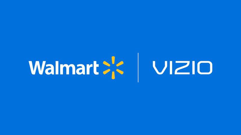 Walmart and VIZIO logos