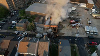 PHOTOS: Flames tear through building in Sharpsburg