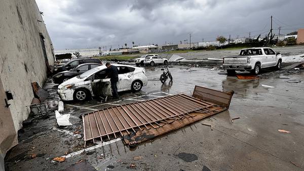 2 hurt, dozens of buildings damaged in Southern California tornadoes