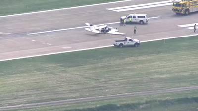 Small plane at Allegheny County Airport experiences landing gear collapse