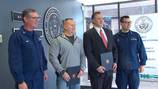 United States Coast Guard honors tiki boat captains for saving people who fell into river