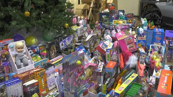 Toys for Tots event in Greensburg fills ambulance with presents for kids in need