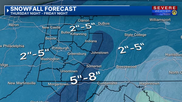 Snow begins after midnight, will remain steady through Friday morning commute