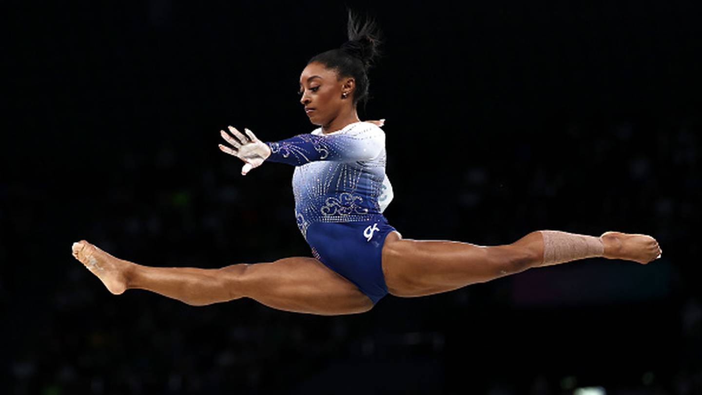 Photos Simone Biles' final day of competition at Paris Olympics WPXI