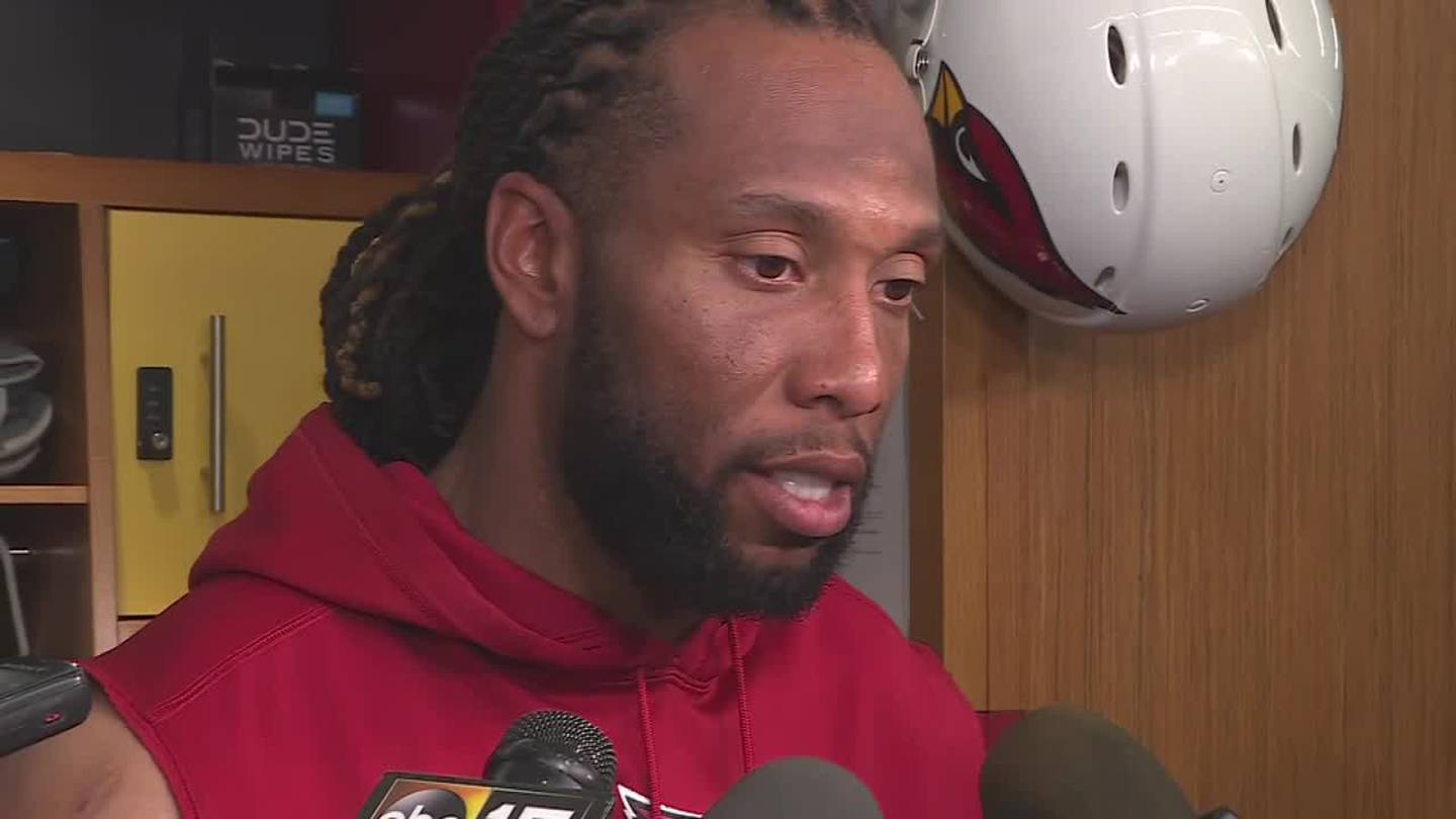 Former Pitt WR Larry Fitzgerald Offers Analysis On Blue/Gold Game - CBS  Pittsburgh