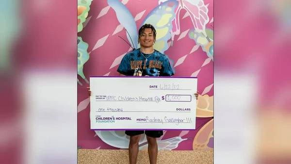 Local high school athlete raised money for UPMC Children’s Hospital Foundation