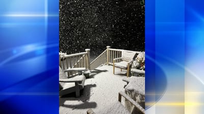 PHOTOS: Communities north of Pittsburgh see first real snowfall of season