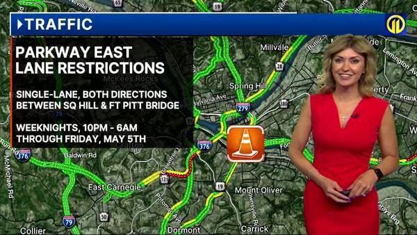 TRAFFIC: Parkway East Restrictions