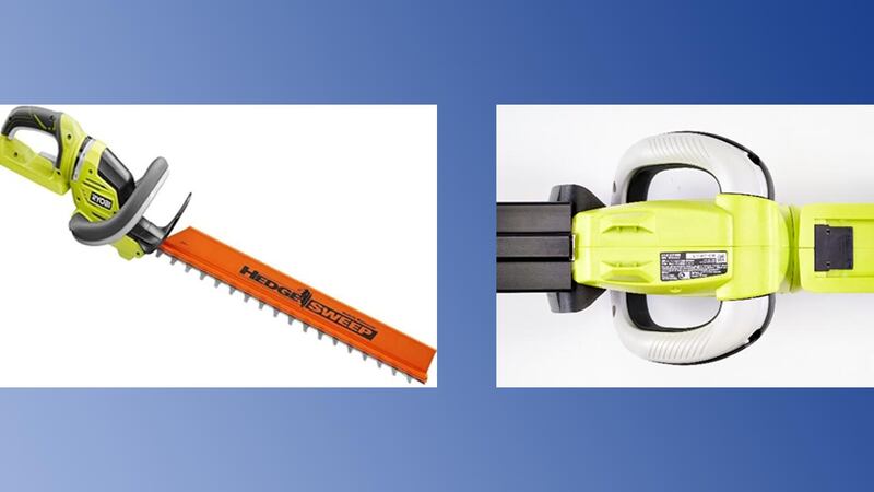 Recall alert: 113K Ryobi cordless hedge trimmers recalled