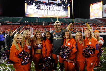 2017 CFP National Championship Clemson Tigers Alabama Crimson Tide