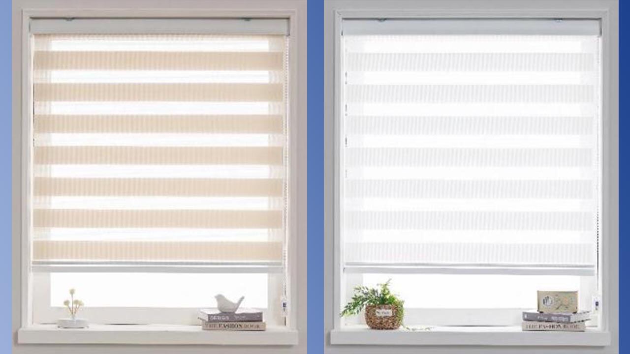 Foiresoft Zebra Roller Blinds