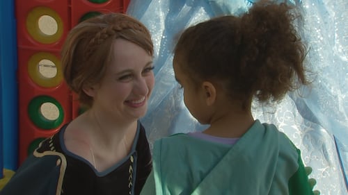 Hundreds of families walk and enjoy activities during the 54th annual March for Babies Walk on Pittsburgh's North Shore.