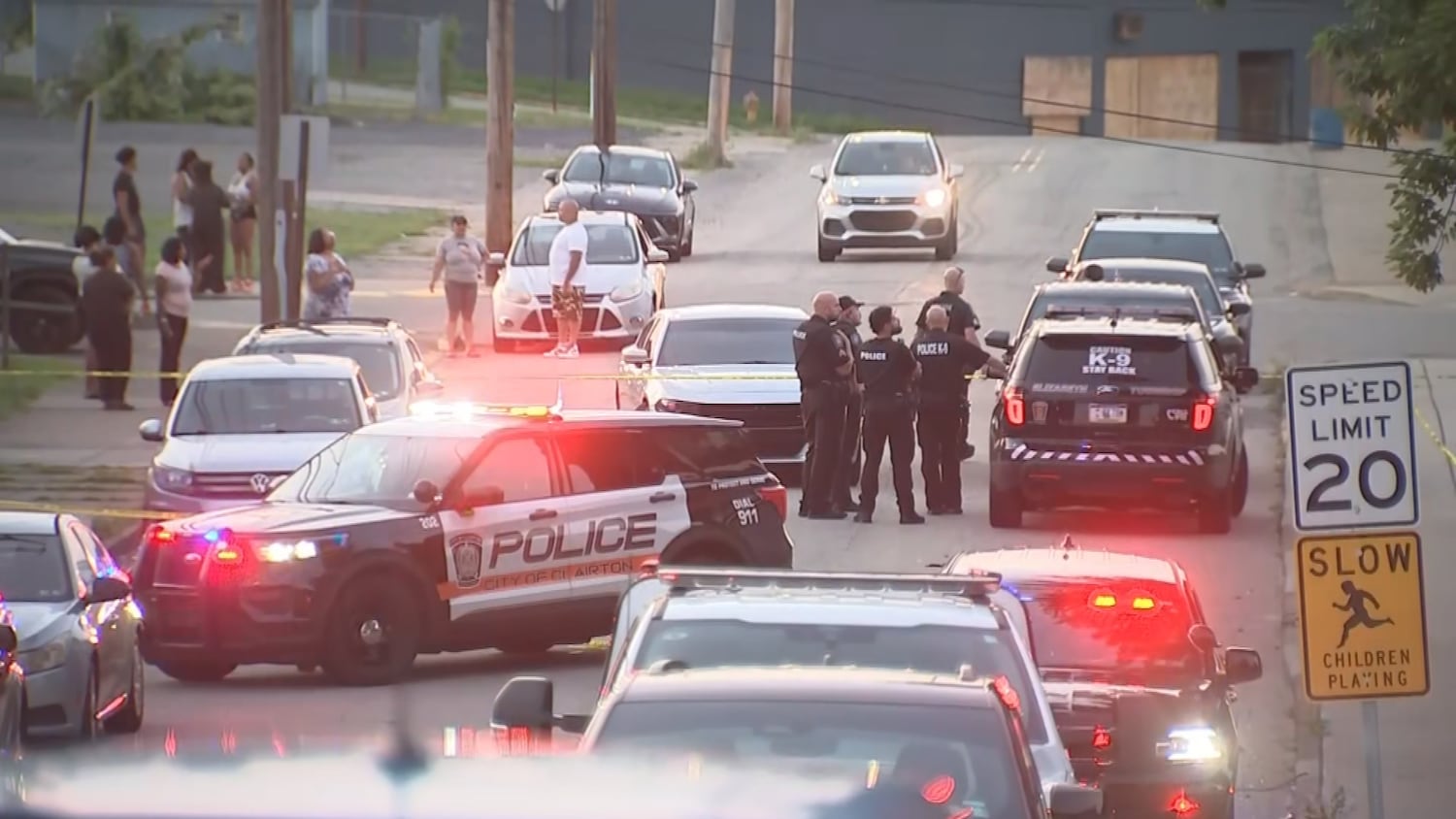 PHOTOS: Evidence markers, personal belongings scattered on Clairton street after reported shooting