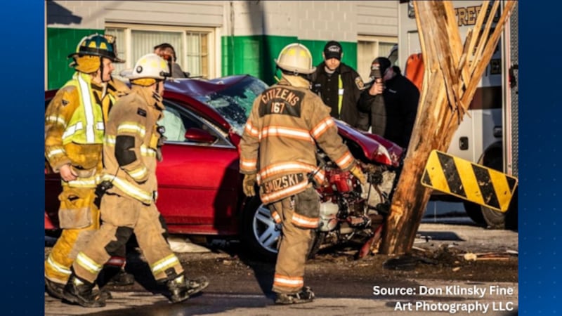 Vehicle crashes into Allegheny County fire station, another crashes just outside