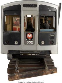 "Speed" subway train car model miniature