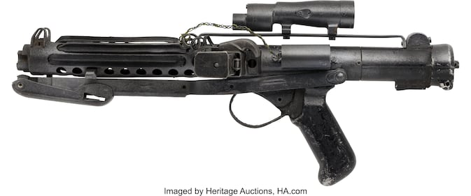 "Star Wars- Episode IV - A New Hope" original static E-11 stormtrooper blaster