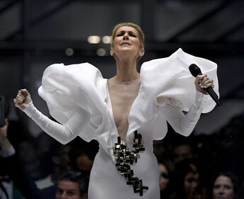 LAS VEGAS, NV - MAY 21: Singer Celine Dion performs during the 2017 Billboard Music Awards at T-Mobile Arena on May 21, 2017 in Las Vegas, Nevada. (Photo by Ethan Miller/Getty Images)