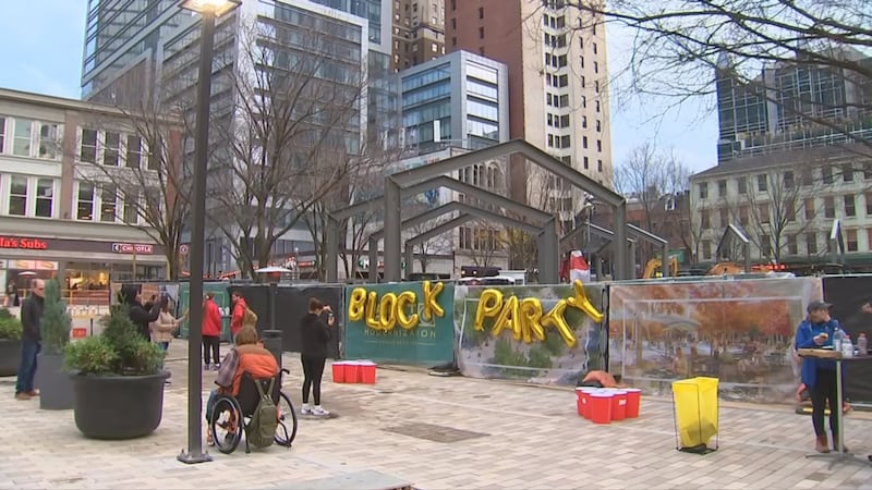 Block party celebrates milestone for Market Square modernization project in Downtown Pittsburgh