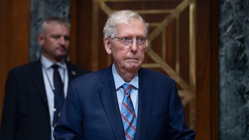 Former Senate leader Mitch McConnell is in the hospital, but little more information is known