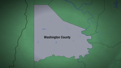 1 person flown to a hospital after fire in Washington County