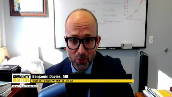 UPMC Community Matters: Dr. Benjamin Davies talks about men's health