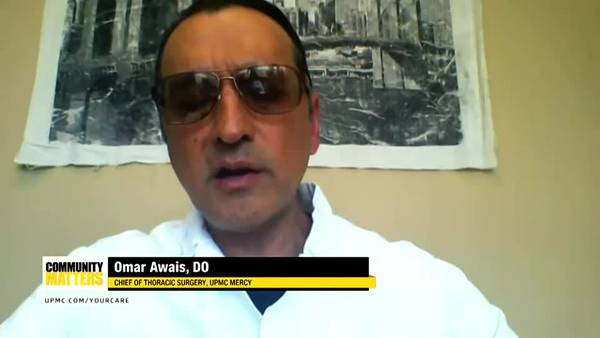 UPMC Community Matters: Dr. Omar Awais talks about treating lung cancer with robotic bronchoscopy