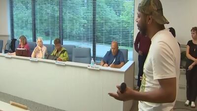 Man who lost everything in Wilkinsburg water main break takes concerns to board meeting