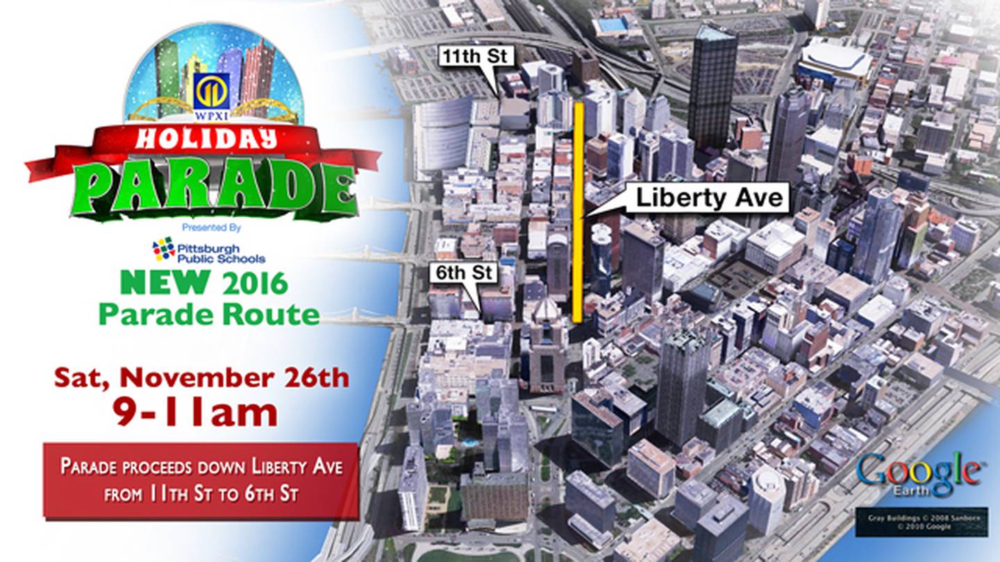 Pittsburgh Christmas Parade 2021 Route