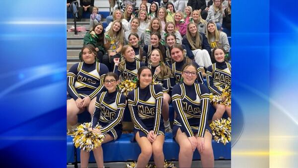 Cheerleaders, students honor 13-year-old recovering in hospital after being hit by a vehicle