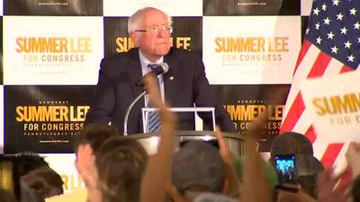 Sen. Bernie Sanders comes to Pittsburgh area in support of Summer Lee