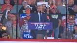 Former President Trump holds campaign rally in Latrobe