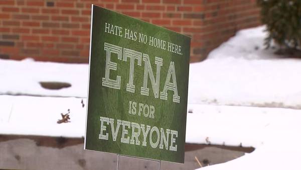 ‘Etna is for everyone’: community comes together in response to neighbor flying Nazi flag