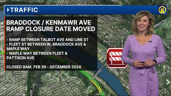 TRAFFIC: Braddock - Kenwawr Ave Ramp Closure Dates