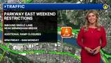 Lane restrictions, ramp closures planned for Parkway East this weekend